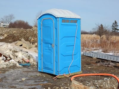 Professional portable toilet for construction services in Birmingham